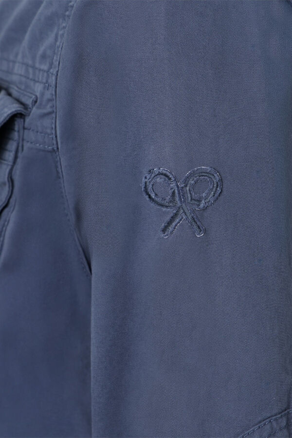 Silbon Parka parches Azul marino