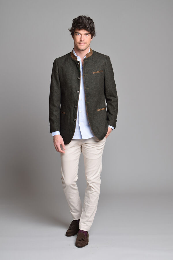 Cloking Austrian Herringbone Jacket Green