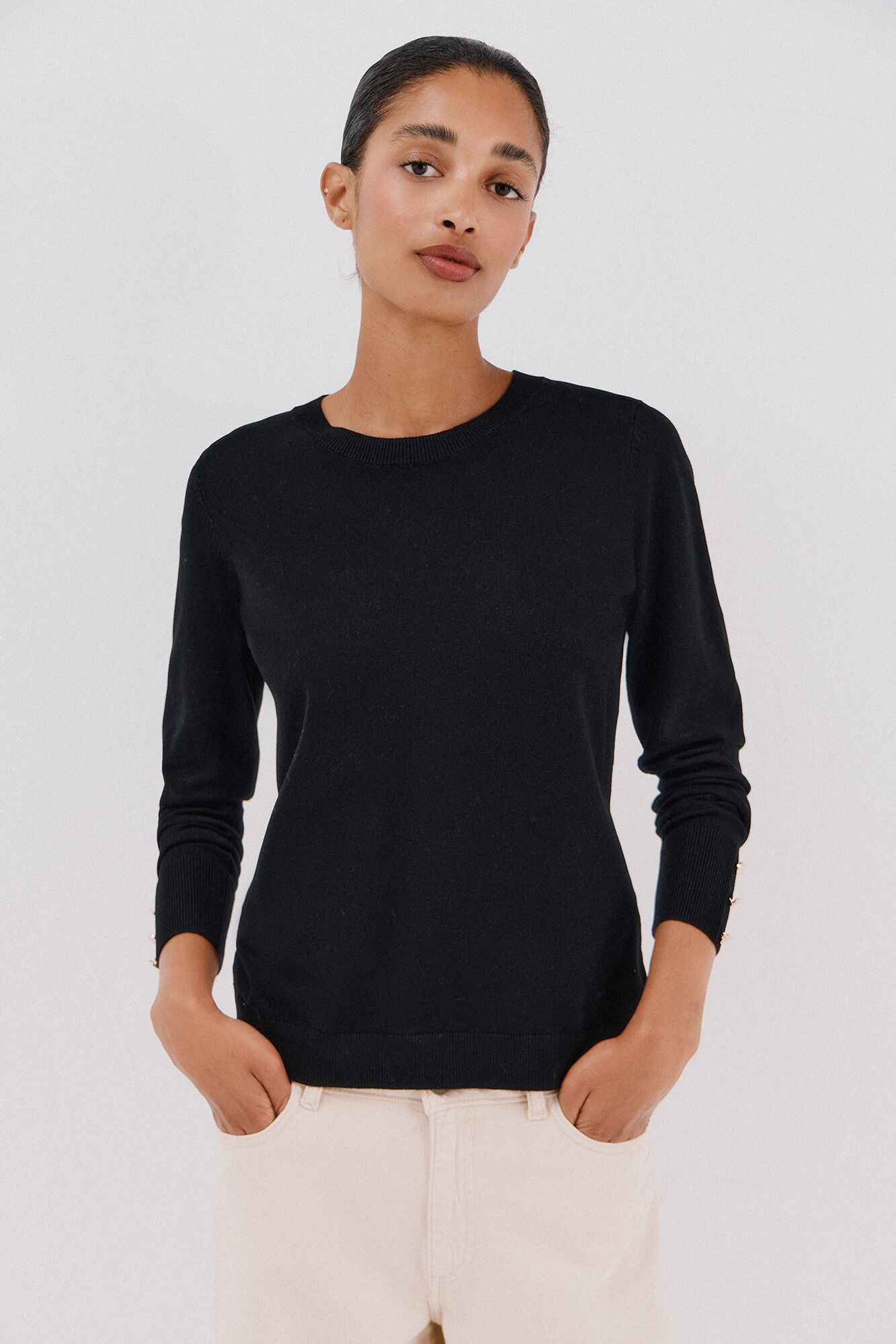 Cortefiel Jersey caja botones