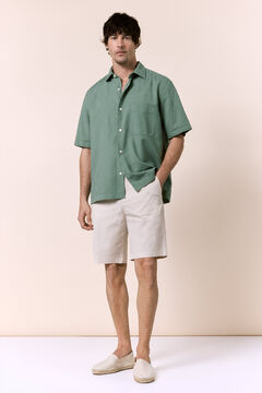 OOTO Bermuda de popelin