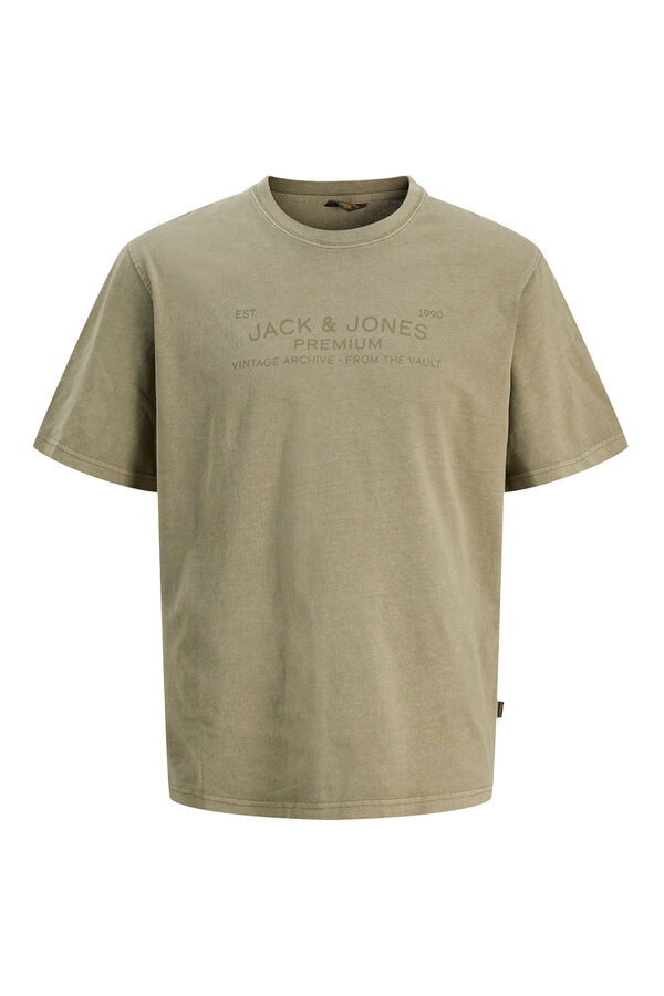 Jack & Jones Camiseta lavada logo Verde