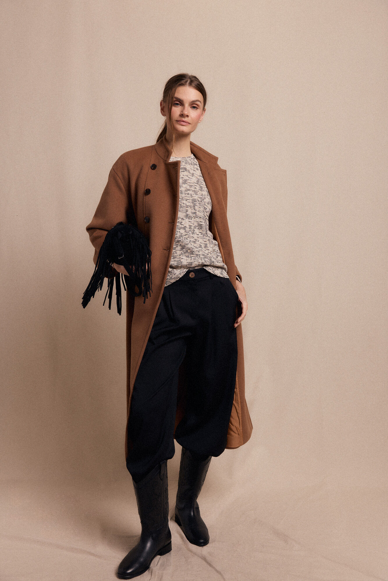 Slowlove Top estructura frunce