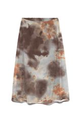 Vero Moda Falda midi efecto gasa Multicolor