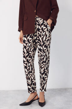 Cortefiel Pantal&oacute;n flu&iacute;do con textura