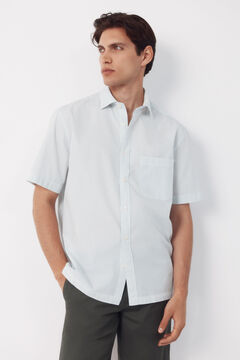 Cortefiel Camisa rayas manga corta