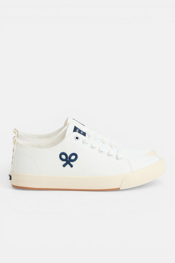 Silbon Zapatilla clasica lona Blanco