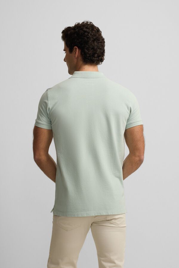 Silbon Polo clasico liso Verde