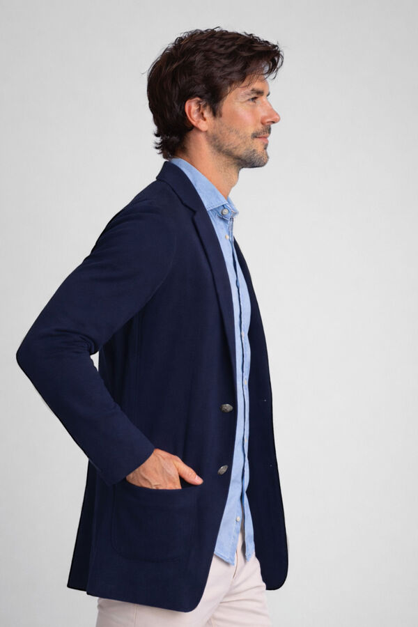 Cloking Chaqueta Piqu&eacute; Singapore Azul marino