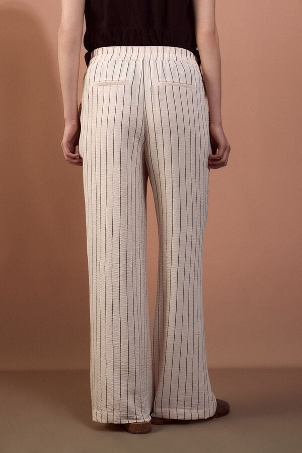 Slowlove Pantal&oacute;n de pata ancha Impress&atilde;o