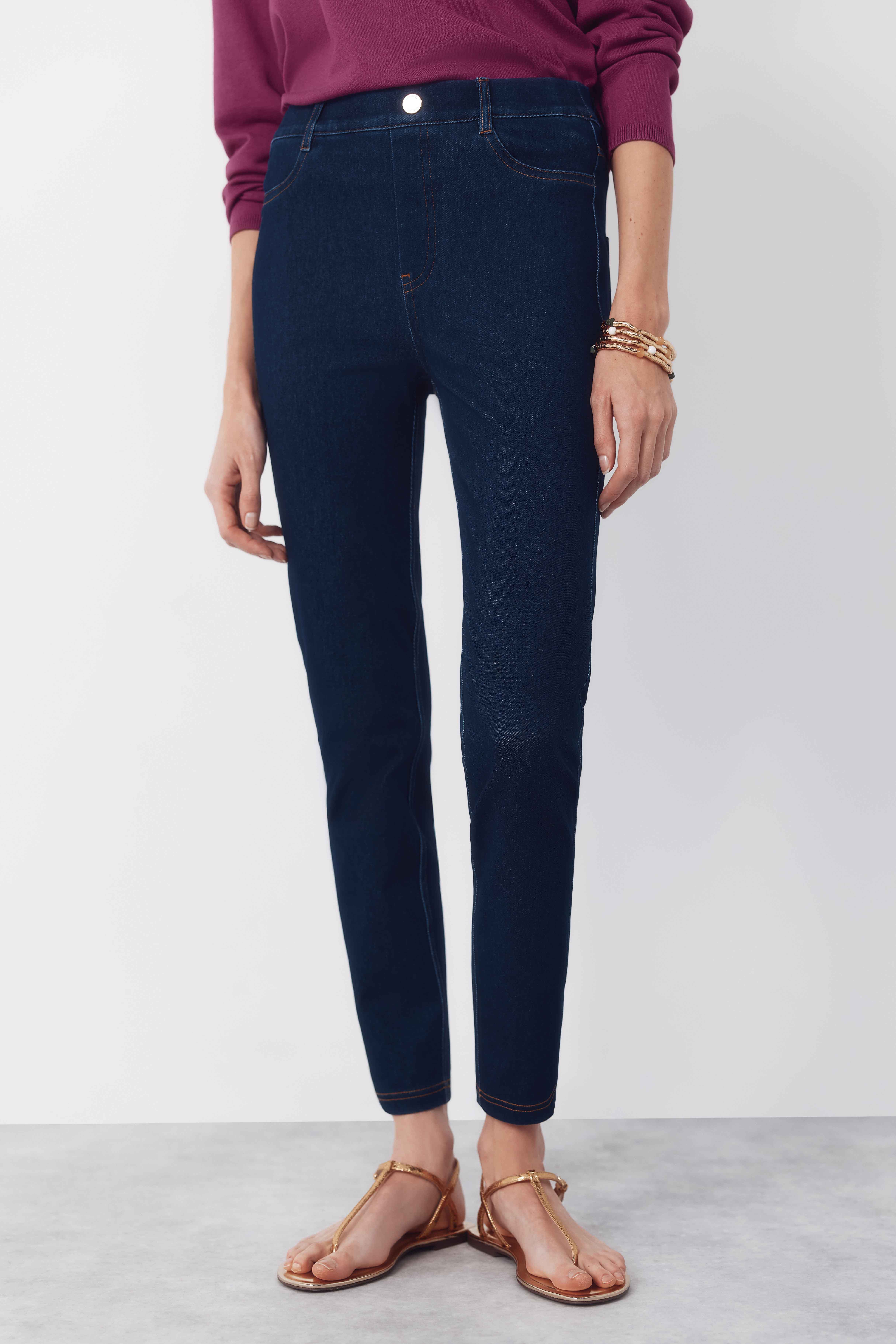 Cortefiel Legging punto denim
