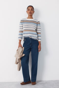 Cortefiel Jersey rayas multicolor