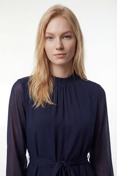 Vila Vestido midi de gasa