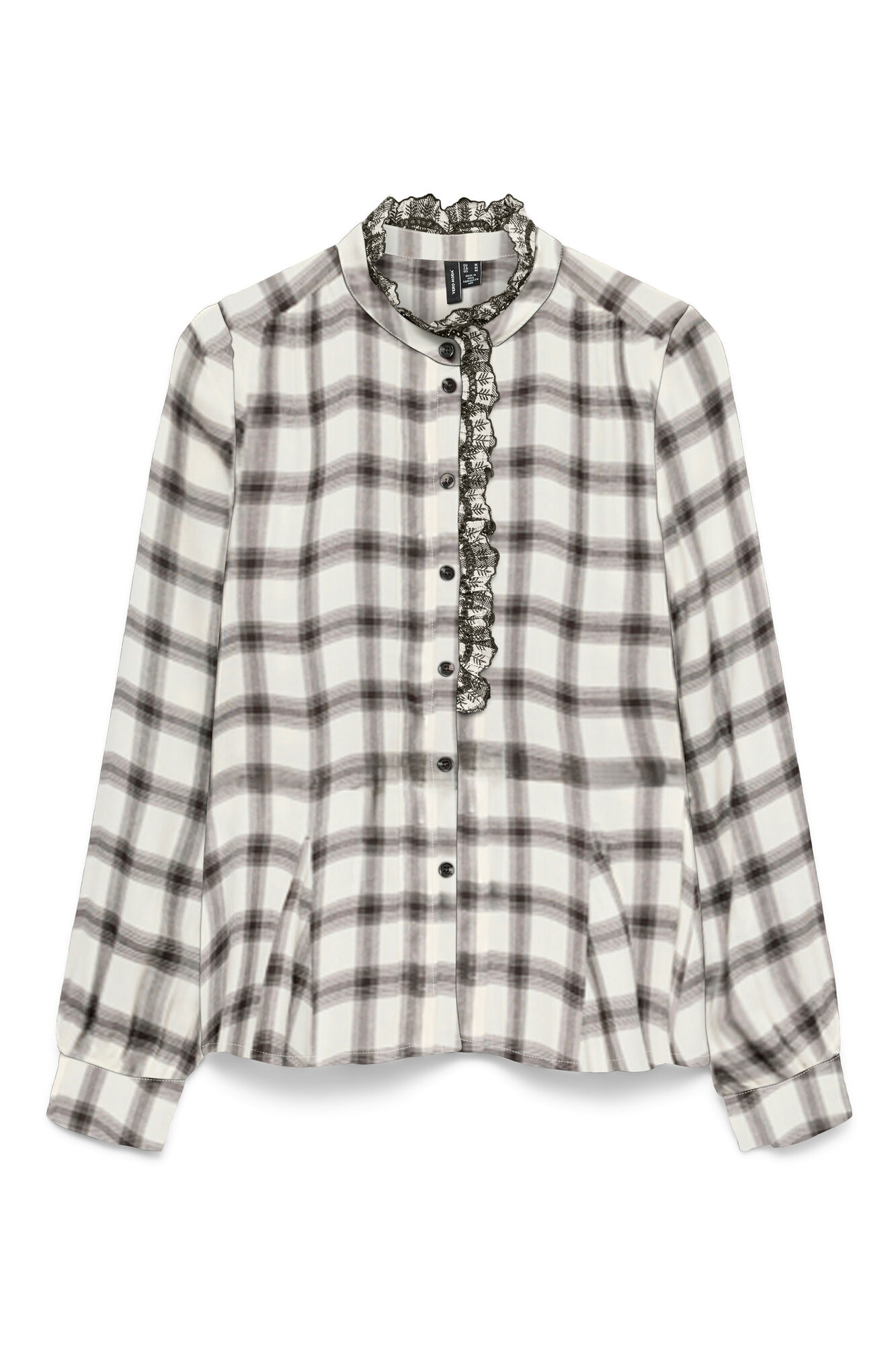 Vero Moda Camisa Perkins de manga manga com gola