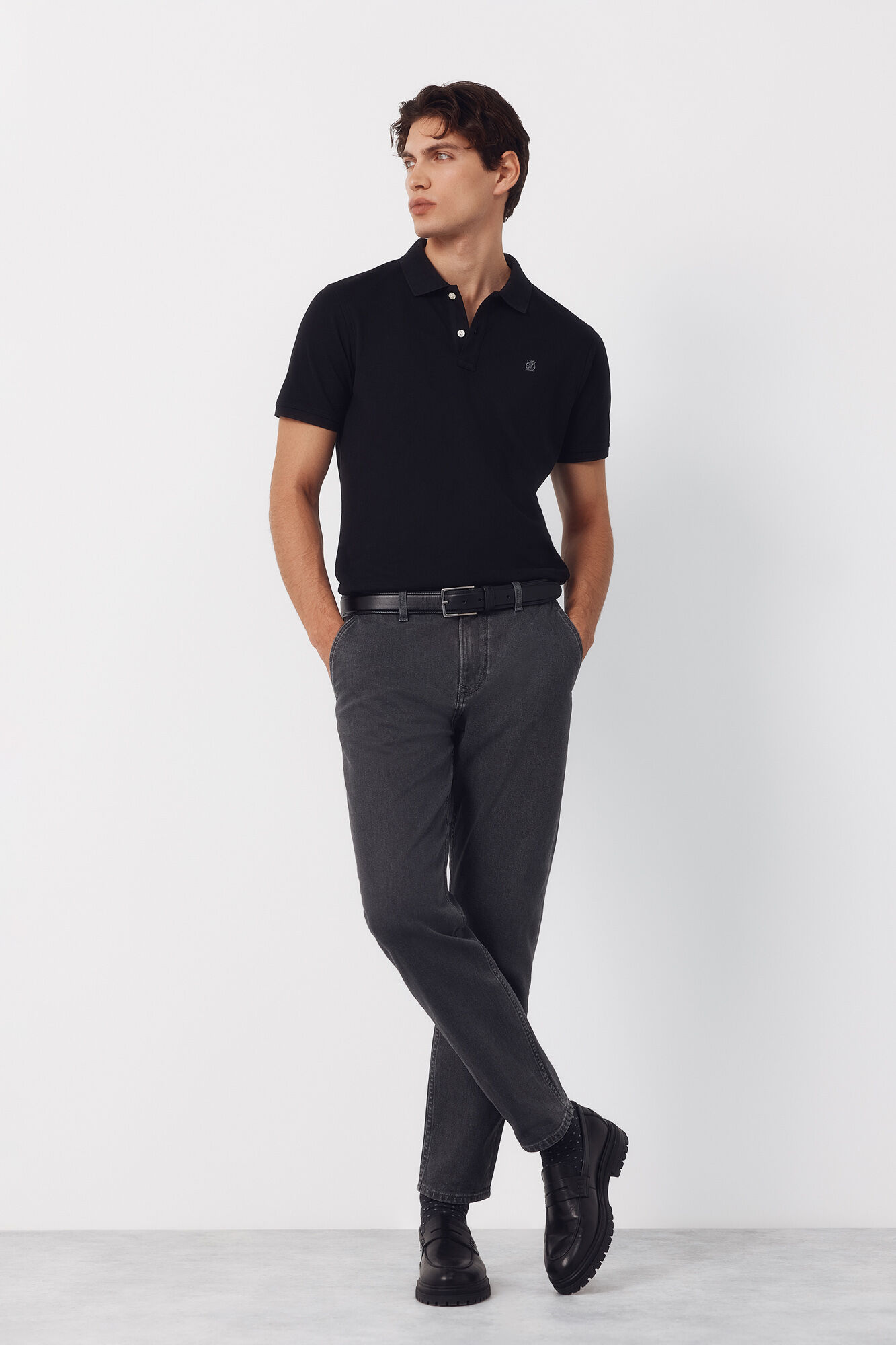 Cortefiel Polo b&aacute;sico piqu&eacute; slim