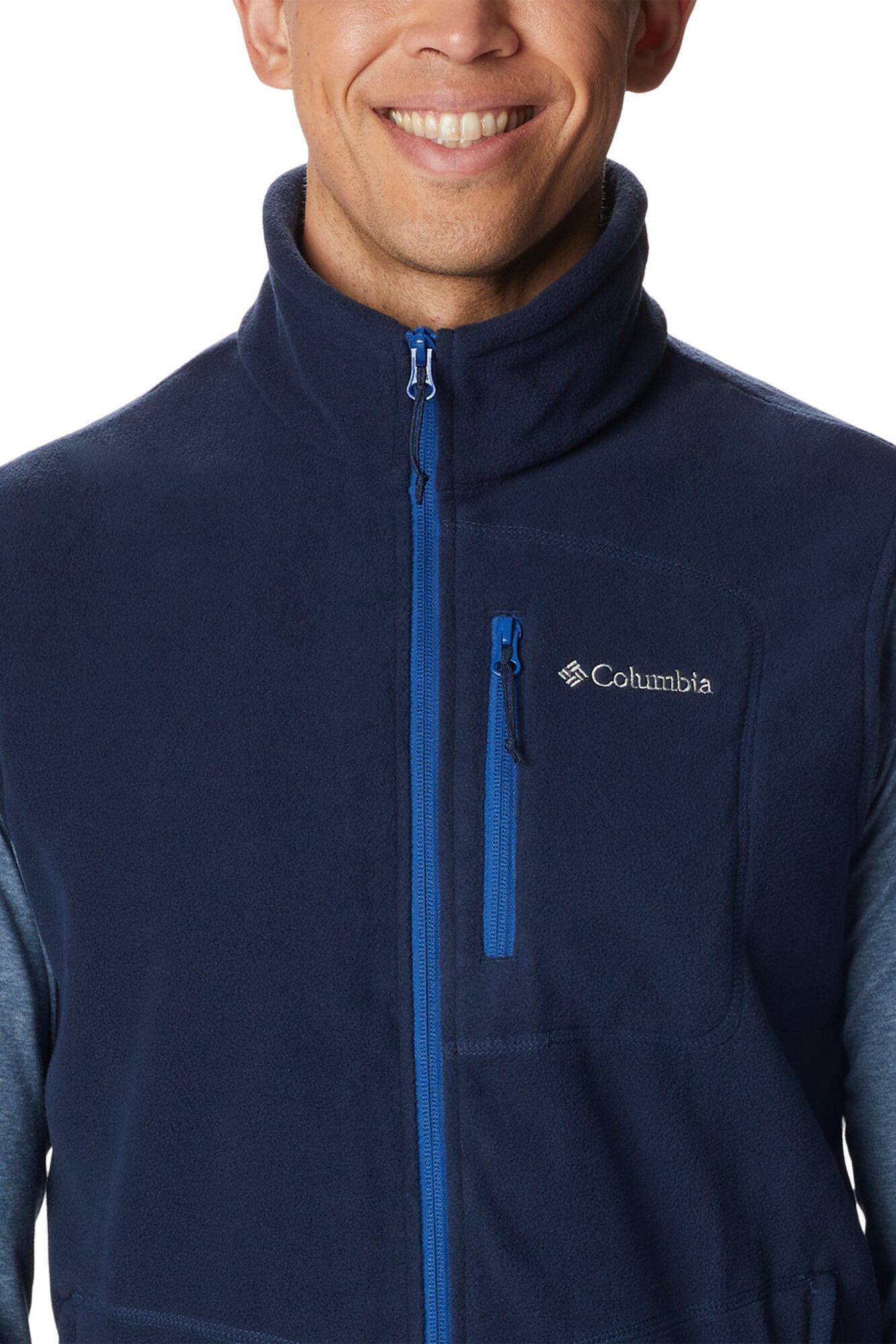 Columbia Chaleco de forro polar Columbia Fast Trek&trade; para hombre