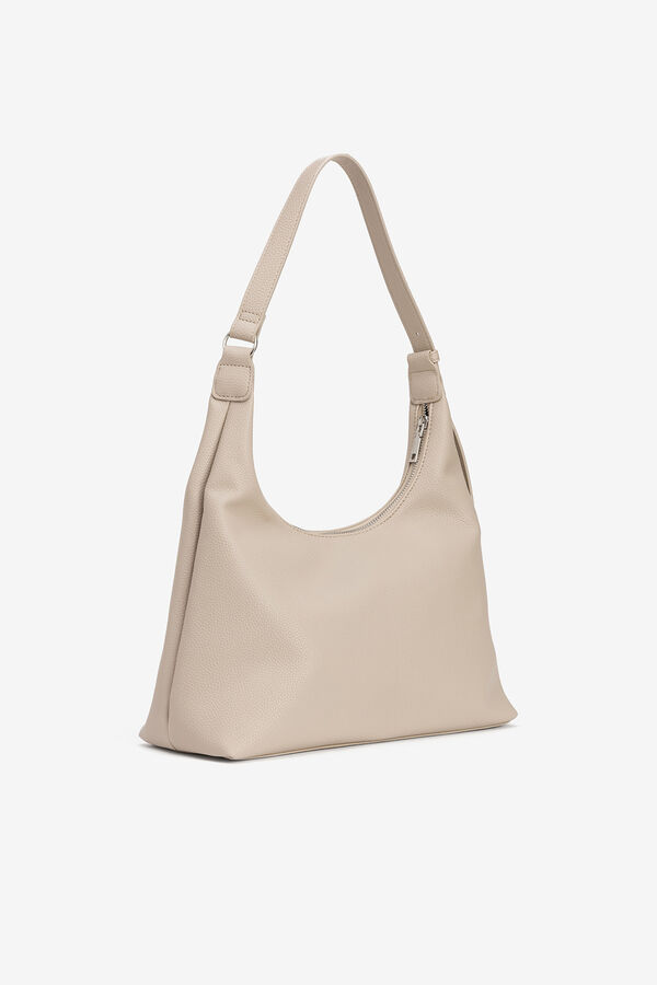 Vilanova Bolso de Hombro Efecto Piel Beige