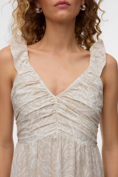 Vero Moda Vestido midi de algod&oacute;n