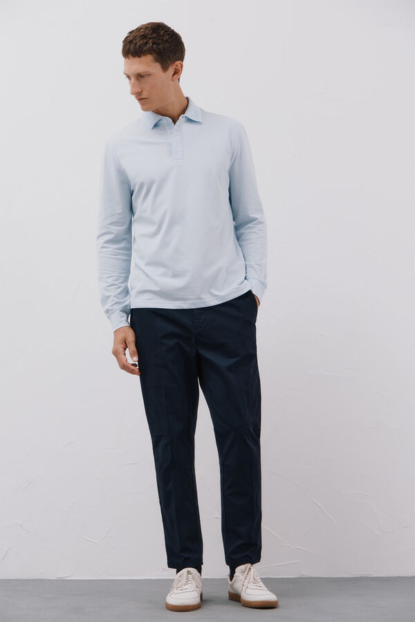 Cortefiel Polo regular fit Azul