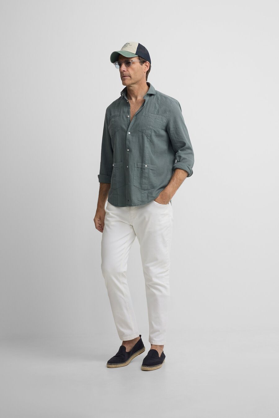 Guayabera sport lino
