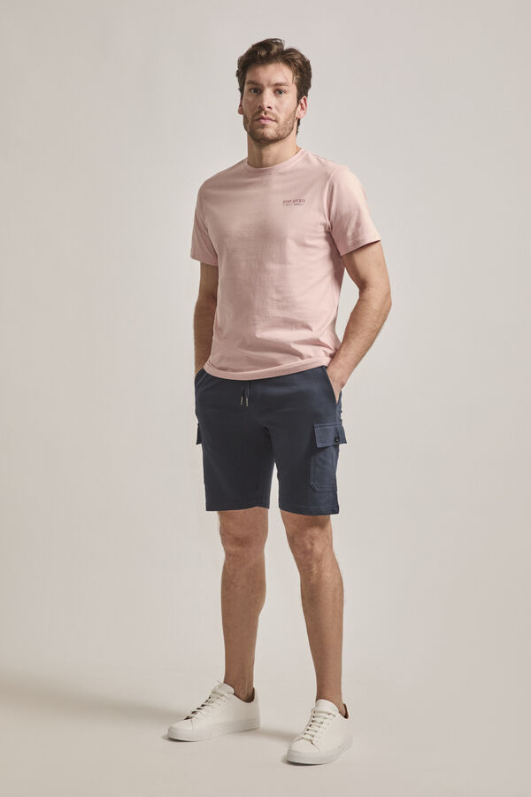 Street Monkey Bermuda cargo jersey-knit Navy