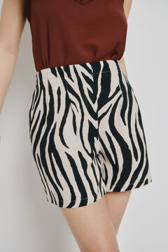 Vero Moda Cal&ccedil;&otilde;es de linho com cintura el&aacute;stica