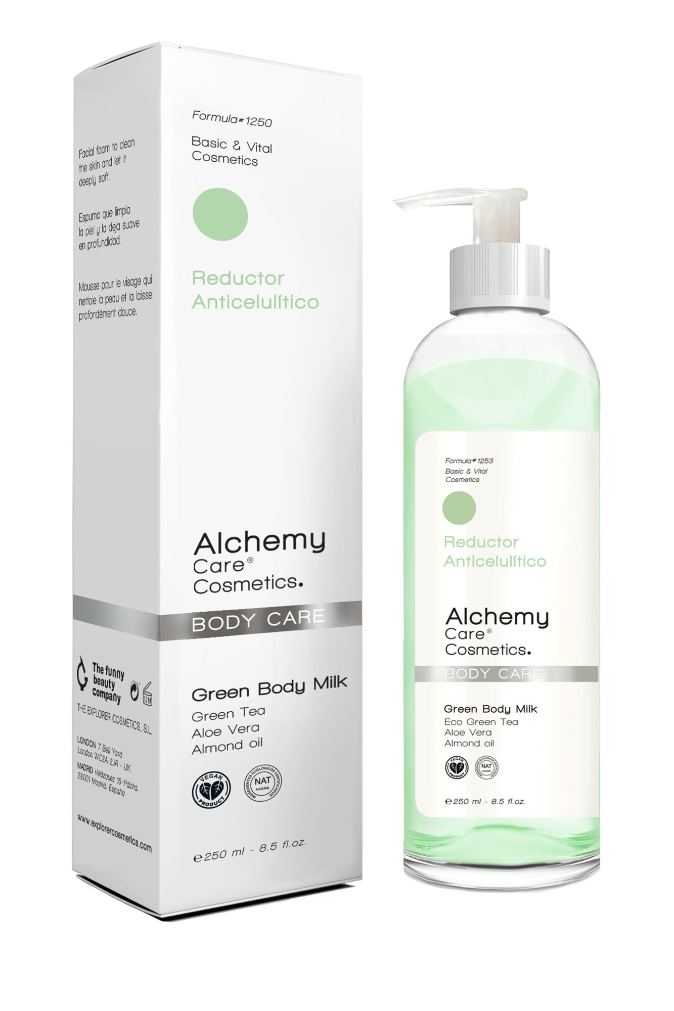 Alchemy Body milk green f&oacute;rmula 250ml