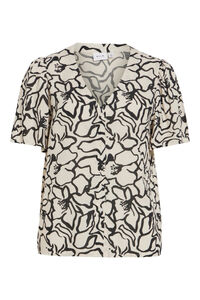 Vila Blusa de manga corta de viscosa