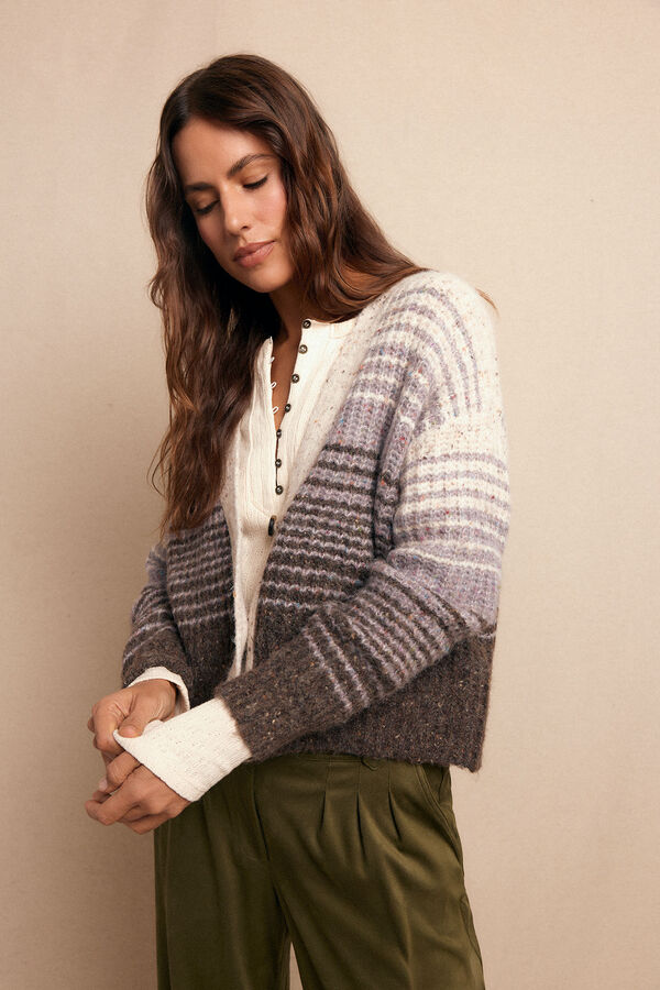 Slowlove Chaqueta corta degrad&eacute; Grey