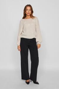 Vila Jersey con flores de punto con lana