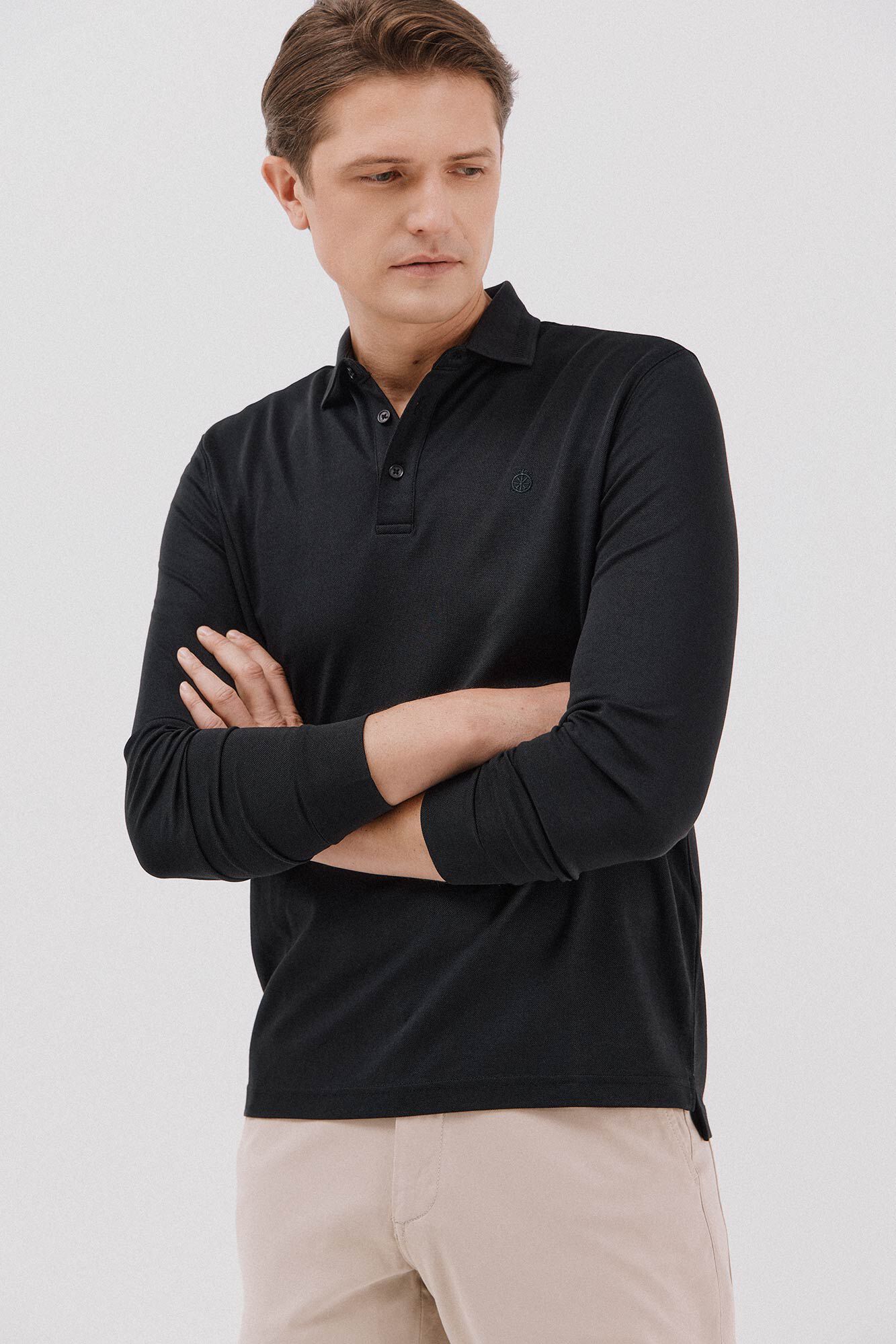 Cortefiel Polo refinado manga larga