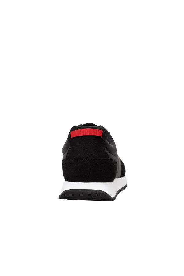 HUGO Sapatilhas retro Preto