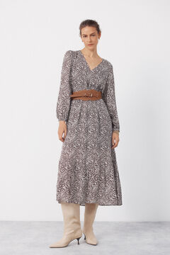 Cortefiel Vestido estampado