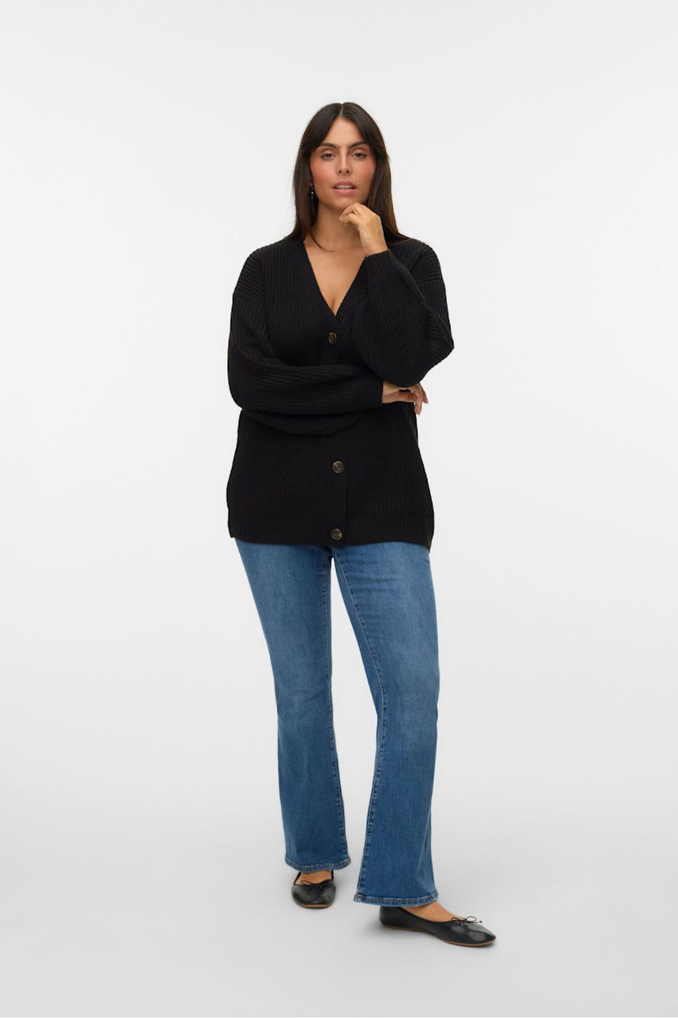 Vero Moda Curve Cardigan plus size de malha malha 