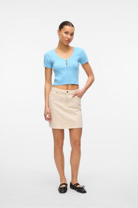 Vero Moda Falda corta vaquera