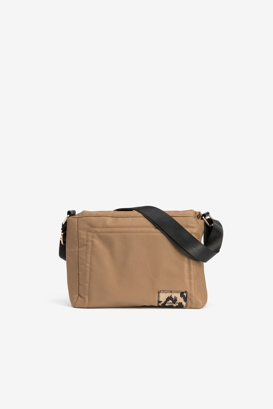 Bolso de Nylon Acolchado con Parche