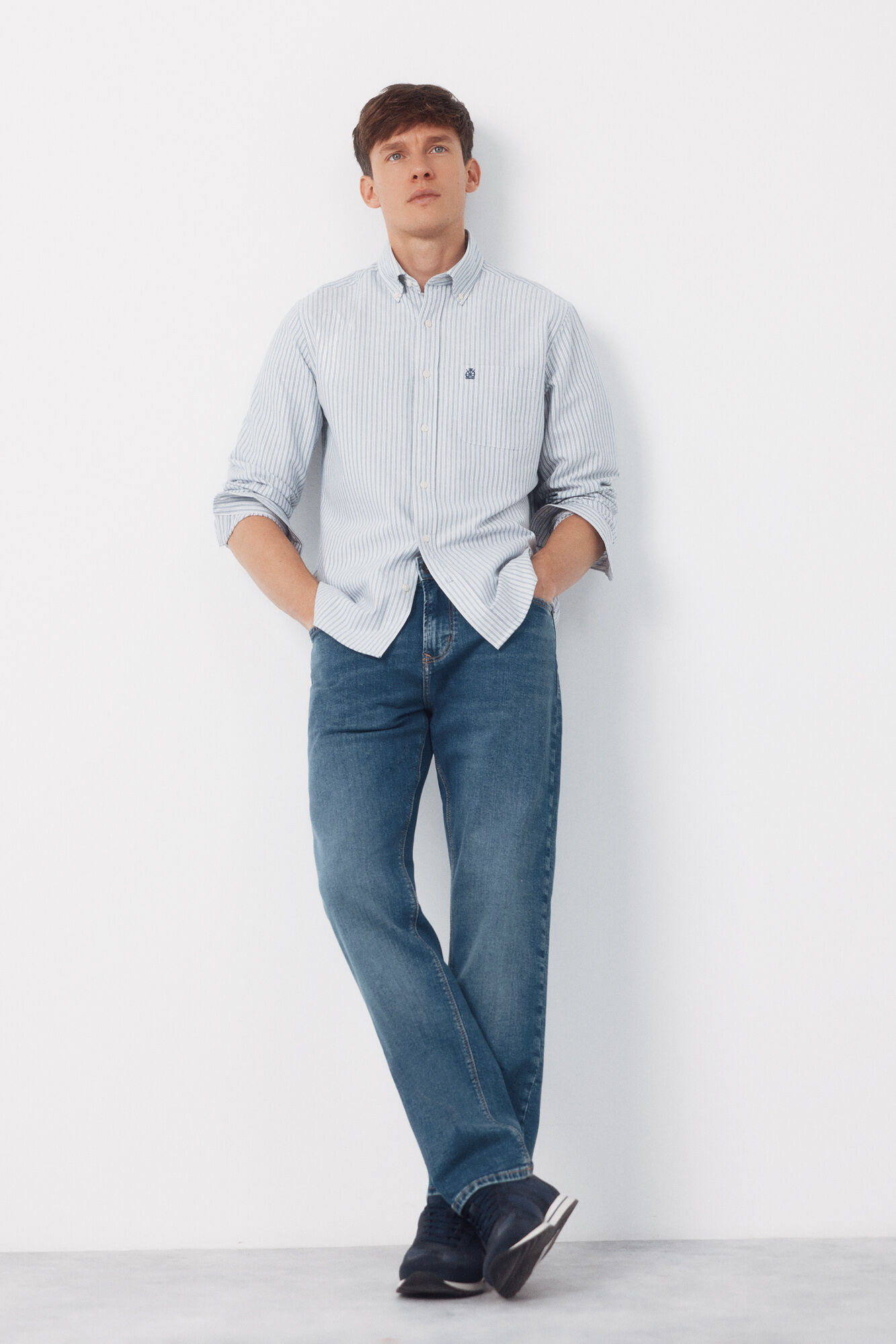 Cortefiel Camisa oxford rayas