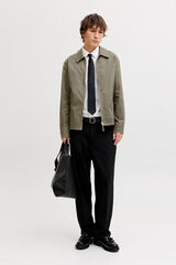 Jack & Jones Chaqueta corta de tejido plano Verde