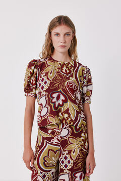 Cortefiel Blusa estampada