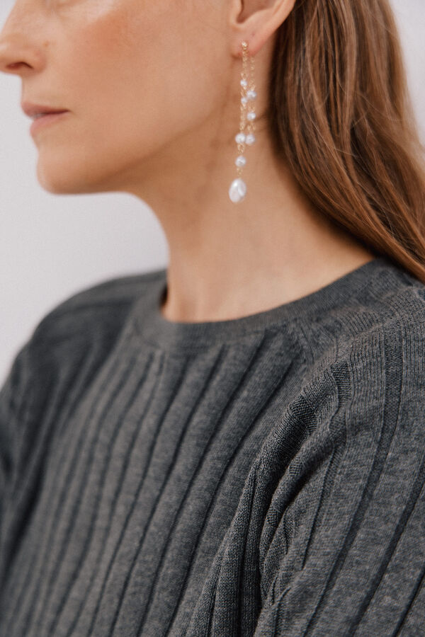 Cortefiel Camisa look total Cinzento