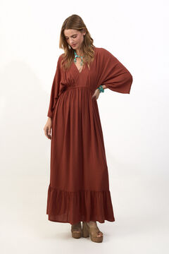 Slowlove Vestido estampado combinado
