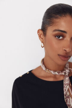 Cortefiel Camiseta b&aacute;sica escote barco