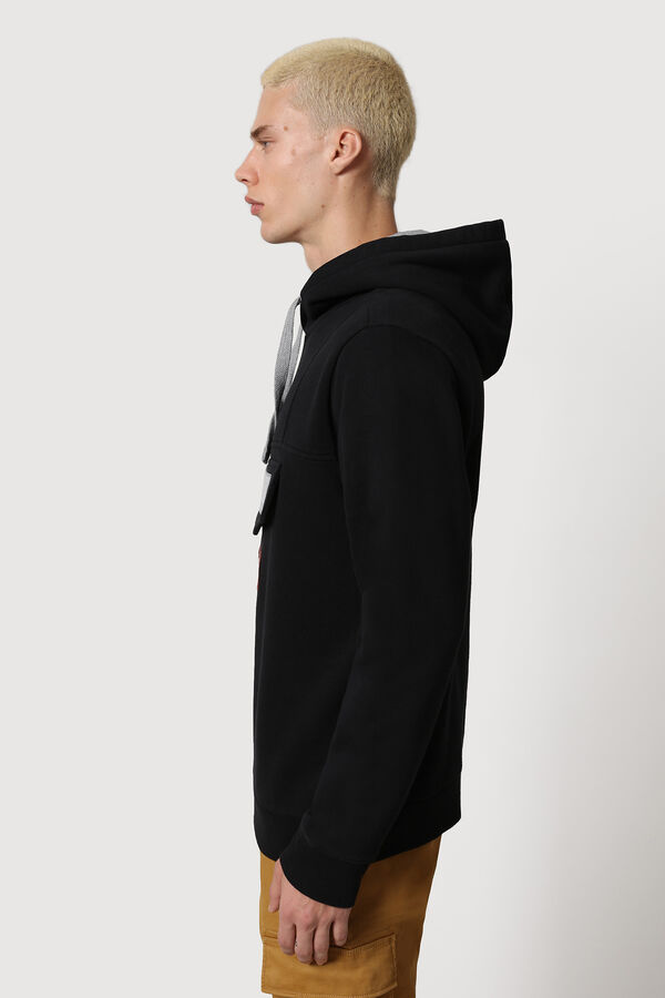 Napapijri Napapijri BURGEE WINT hooded sweatshirt Black