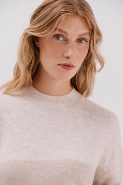 Cortefiel Jersey suave franjas