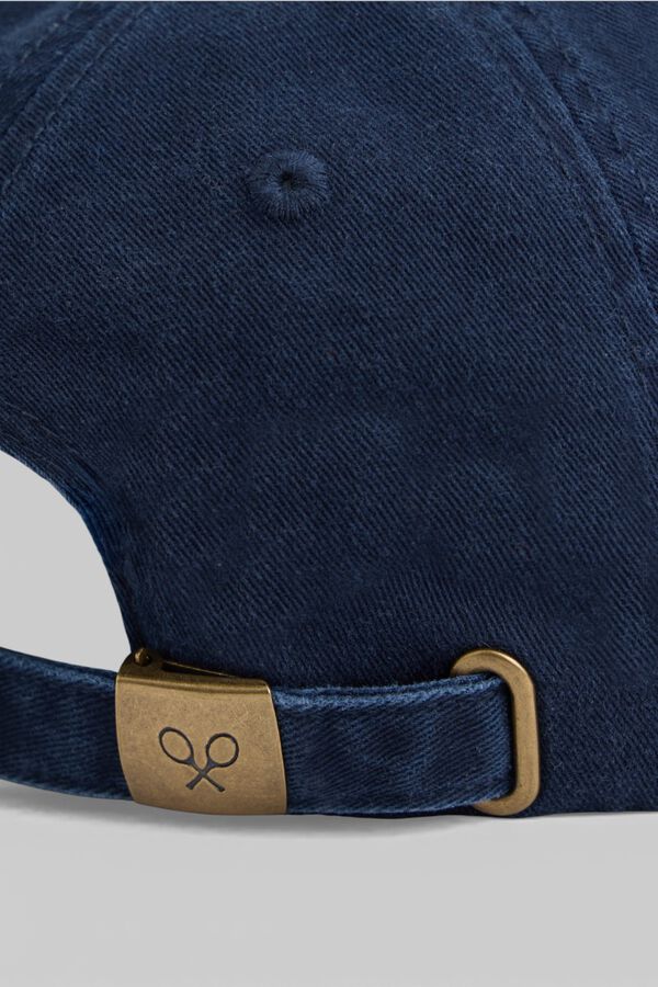 Silbon Gorra raqueta relieve Azul marino