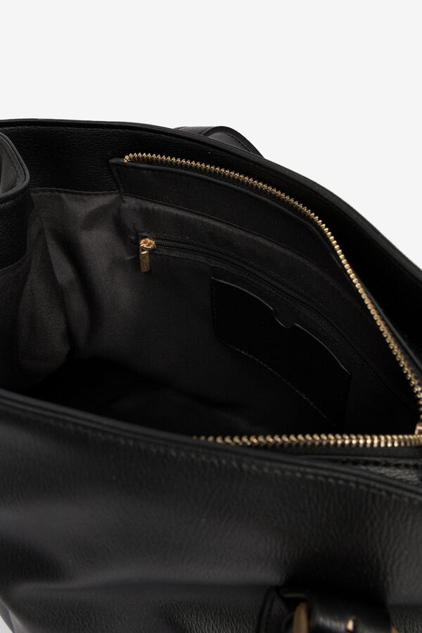 Vilanova Bolso estructurado cl&aacute;sico Negro