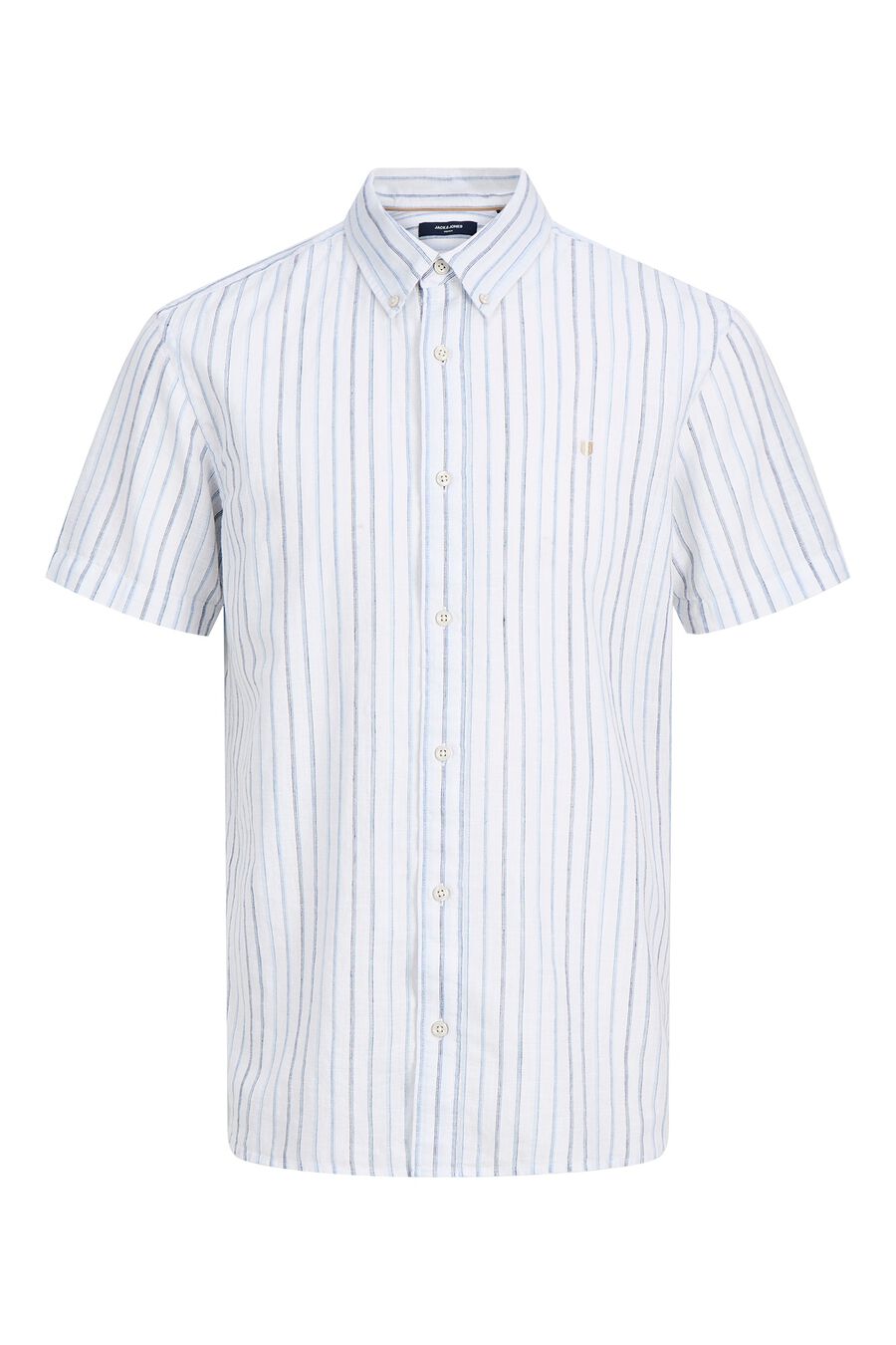 Camisa lino manga corta