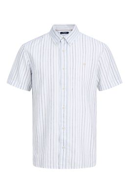 Camisa lino manga corta