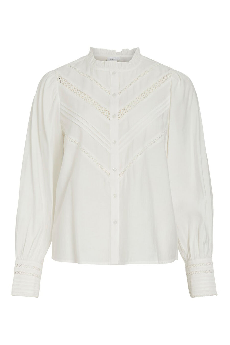 Blusa de manga larga de viscosa