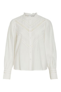 Vila Blusa de manga larga de viscosa