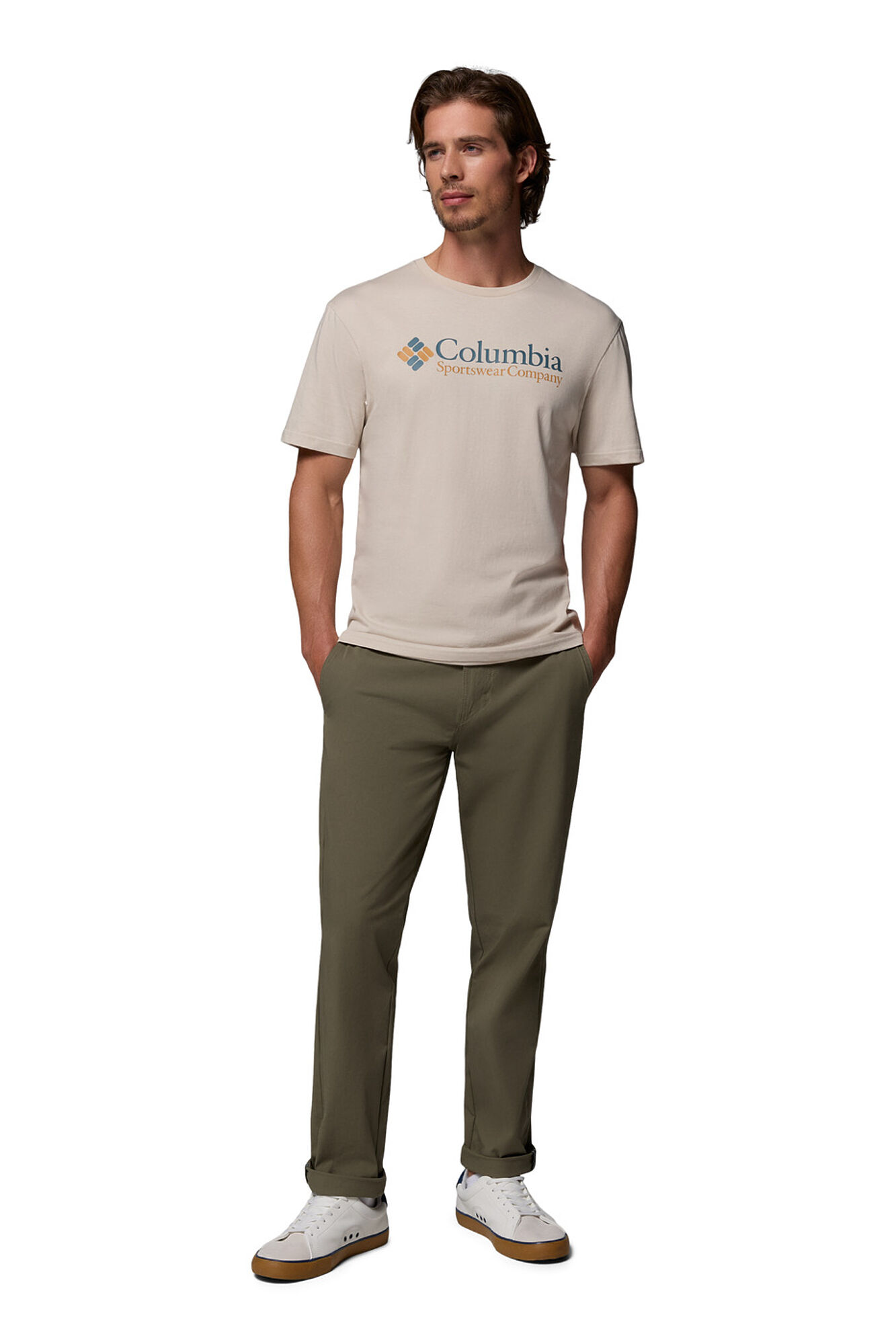 Columbia Camiseta basic logo&trade; Columbia para hombre
